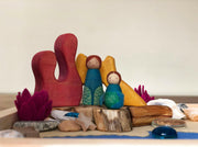 Mermaids Peg Doll Garden / Nature Inspired Playscape - Studio Ametller