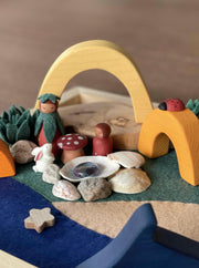 Summer Peg Doll Garden / Nature Inspired Playscape - Studio Ametller