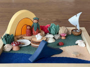 Summer Peg Doll Garden / Nature Inspired Playscape - Studio Ametller